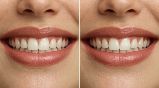 Prosedur Memutihkan Gigi (Teeth Whitening): Pilihan Aman di Dokter vs. Rumah